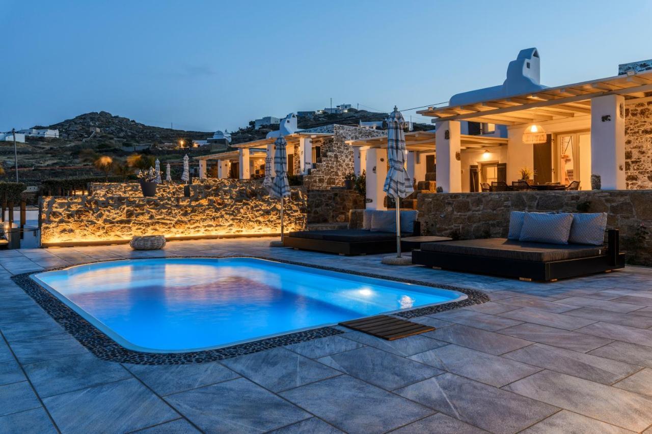 Aurora Mykonos Villas Kalafatis Exterior foto